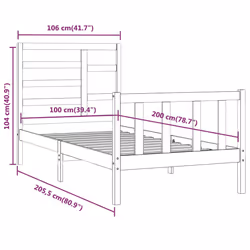 VidaXL 3107614 bed frame - Additional view 8