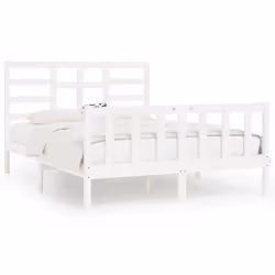 VidaXL 3107624, White, 166 cm, 2.06 m, 104 cm, 1600 x 2000 mm, 1660 x 40 x 1040 mm