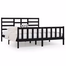 VidaXL 3107637, Black, 2.06 m, 2.06 m, 104 cm, 2000 x 2000 mm, 2060 x 40 x 1040 mm
