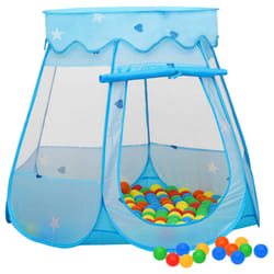 vidaXL Children Play Tent with 250 Balls Play House Game Tent Multi Colours - multicolour