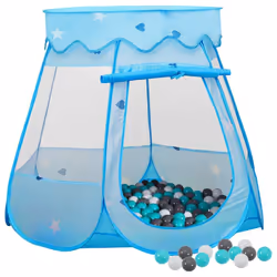 vidaXL Children Play Tent with 250 Balls Play House Game Tent Multi Colours - multicolour 1