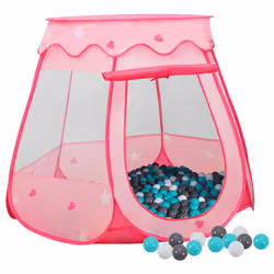vidaXL Children Play Tent with 250 Balls Play House Game Tent Multi Colours - multicolour 1