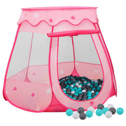 vidaXL Children Play Tent with 250 Balls Play House Game Tent Multi Colours - multicolour 1