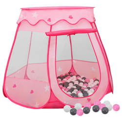 vidaXL Children Play Tent with 250 Balls Play House Game Tent Multi Colours - multicolour 2