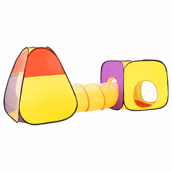 vidaXL Children Play Tent with 250 Balls Toy Play House Tent Multi Colours - multicolour 1 - Additional view 5