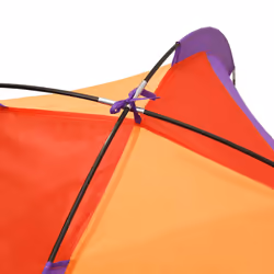 vidaXL Children Play Tent with 250 Balls Kids Play House Tent Multi Colours - multicolour 2 - Additional view 6
