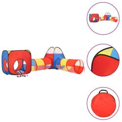 vidaXL Children Play Tent with 250 Balls Kids Play House Tent Multi Colours - multicolour 2