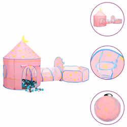 vidaXL Children Play Tent with 250 Balls Play House Game Tent Multi Colours - multicolour 1