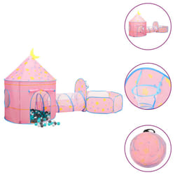 vidaXL Children Play Tent with 250 Balls Play House Game Tent Multi Colours - multicolour 1