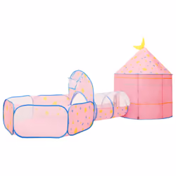 vidaXL Children Play Tent with 250 Balls Play House Game Tent Multi Colours - multicolour 1 - Additional view 5