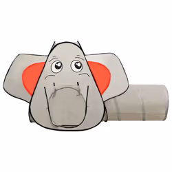 vidaXL Elephant Children Play Tent with 250 Balls Play House Multi Colours - multicolour - Additional view 4