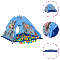 vidaXL Children Play Tent with 250 Balls Kids Play House Tent Multi Colours - multicolour