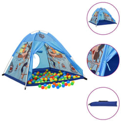 vidaXL Children Play Tent with 250 Balls Kids Play House Tent Multi Colours - multicolour