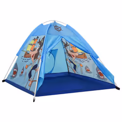 vidaXL Children Play Tent with 250 Balls Kids Play House Tent Multi Colours - multicolour 2 - Additional view 2