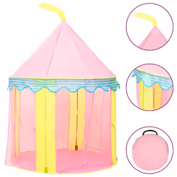 vidaXL Children Play Tent with 250 Balls Kids Play House Tent Multi Colours - multicolour