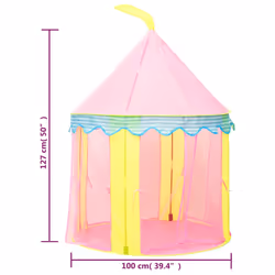 vidaXL Children Play Tent with 250 Balls Kids Play House Tent Multi Colours - multicolour