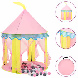 vidaXL Children Play Tent with 250 Balls Kids Play House Tent Multi Colours - multicolour 2