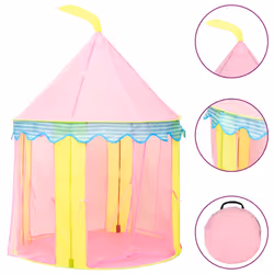 vidaXL Children Play Tent with 250 Balls Kids Play House Tent Multi Colours - multicolour 2