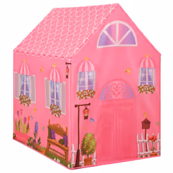 vidaXL Children Play Tent with 250 Balls Kids Play House Tent Multi Colours - multicolour 1 - Additional view 4