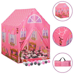 vidaXL Children Play Tent with 250 Balls Kids Play House Tent Multi Colours - multicolour 2