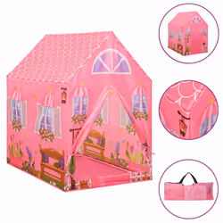vidaXL Children Play Tent with 250 Balls Kids Play House Tent Multi Colours - multicolour 2