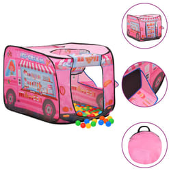 vidaXL Children Play Tent with 250 Balls Kids Play House Tent Multi Colours - multicolour