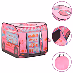 vidaXL Children Play Tent with 250 Balls Kids Play House Tent Multi Colours - multicolour