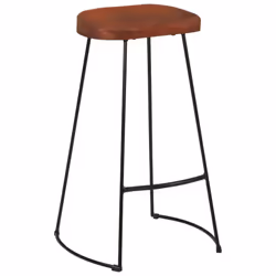 vidaXL Gavin Bar Stools Dining Room Chair Seat Stool Solid Mango Wood 2 pcs - Brown, 50 x 40 x 78 cm - Additional view 10