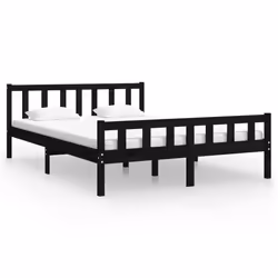 VidaXL 810678, Black, 1255 mm, 2.06 m, 695 mm, 1200 x 2000 mm, 1 pc(s)