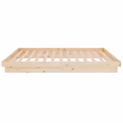 vidaXL Solid Wood Pine Bed Frame Wooden Home Platform Bed Multi Colours/Sizes - brown, 120 x 200 cm - Additional view 6