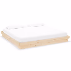 vidaXL Solid Wood Pine Bed Frame Wooden Home Platform Bed Multi Colours/Sizes - brown, 200 x 200 cm