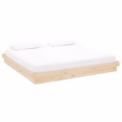 vidaXL Solid Wood Pine Bed Frame Wooden Home Platform Bed Multi Colours/Sizes - brown, 200 x 200 cm