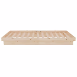 vidaXL Solid Wood Pine Bed Frame Wooden Home Platform Bed Multi Colours/Sizes - brown, 90 x 190 cm - Additional view 6