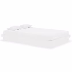 VidaXL 819943, White, 123.5 cm, 194 cm, 21 cm, 1200 x 1900 mm, 1 pc(s)