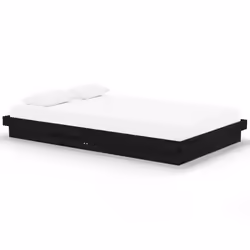 VidaXL 819956, Black, 143.5 cm, 194 cm, 21 cm, 1400 x 1900 mm, 1 pc(s)