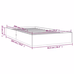 VidaXL 820058 bed frame - Additional view 8