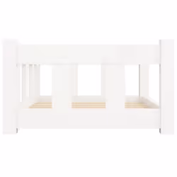 vidaXL Dog Bed Wooden Pet Bed Dog Sofa Puppy Dog Pet Couch Solid Wood Pine - white - Additional view 5