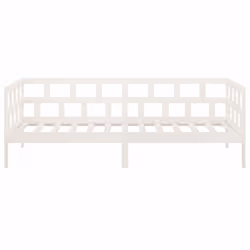 vidaXL Day Bed Guest Sofa Occasional Sofa Bed Daybed Couch Solid Wood Pine - white, 80 x 200 cm - Additional view 8