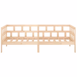vidaXL Day Bed Guest Sofa Occasional Sofa Bed Daybed Couch Solid Wood Pine - brown, 90 x 190 cm - Additional view 8
