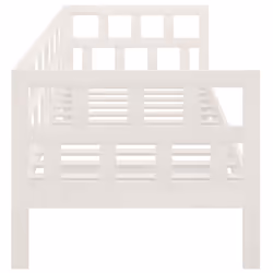vidaXL Day Bed Guest Sofa Occasional Sofa Bed Daybed Couch Solid Wood Pine - white, 90 x 190 cm - Additional view 9