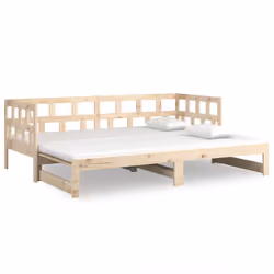VidaXL 820222, Sofa bed, Pinewood, 2040 mm, 960 mm, 690 mm, 2.04 m