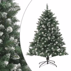 vidaXL Artificial Christmas Tree with Stand Xmas Tree Christmas Decoration PVC - without led, 150 cm