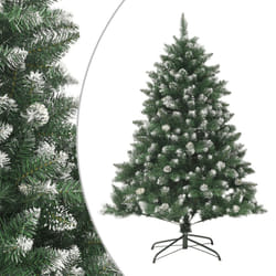 vidaXL Artificial Christmas Tree with Stand Xmas Tree Christmas Decoration PVC - without led, 150 cm
