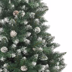 vidaXL Artificial Christmas Tree with Stand Xmas Tree Christmas Decoration PVC - without led, 150 cm - Additional view 4