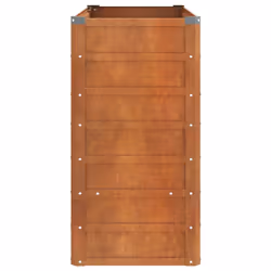 ) vidaXL Garden Raised Bed Outdoor Pot Plant Stand Planter Rusty Corten Steel - 100 x 40 x 77 cm (L x W x H - Additional view 6