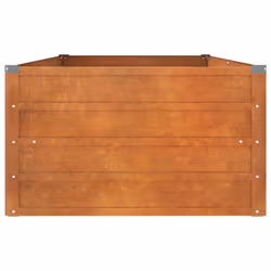 ) vidaXL Garden Raised Bed Outdoor Pot Plant Stand Planter Rusty Corten Steel - 160 x 80 x 45 cm (L x W x H - Additional view 7