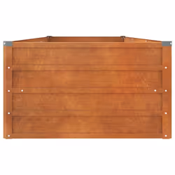 ) vidaXL Garden Raised Bed Outdoor Pot Plant Stand Planter Rusty Corten Steel - 240 x 80 x 45 cm (L x W x H - Additional view 5