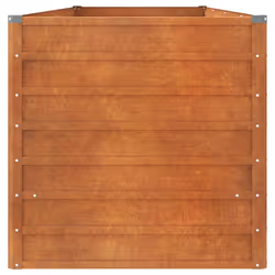 vidaXL Garden Raised Bed Outdoor Pot Plant Stand Planter Rusty Corten Steel - 320 x 80 x 77 cm - Additional view 6