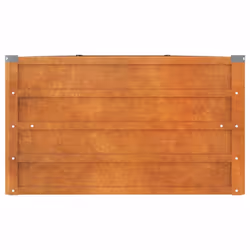 vidaXL Garden Raised Bed Outdoor Pot Plant Stand Planter Rusty Corten Steel - 400 x 80 x 45 cm - Additional view 5