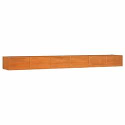 vidaXL Garden Raised Bed Outdoor Pot Plant Stand Planter Rusty Corten Steel - 480 x 80 x 45 cm